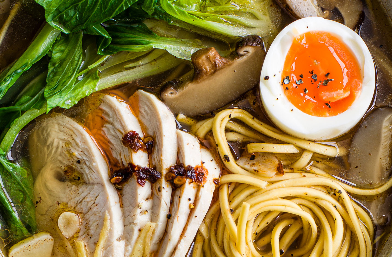 Image of Christmas turkey ramen