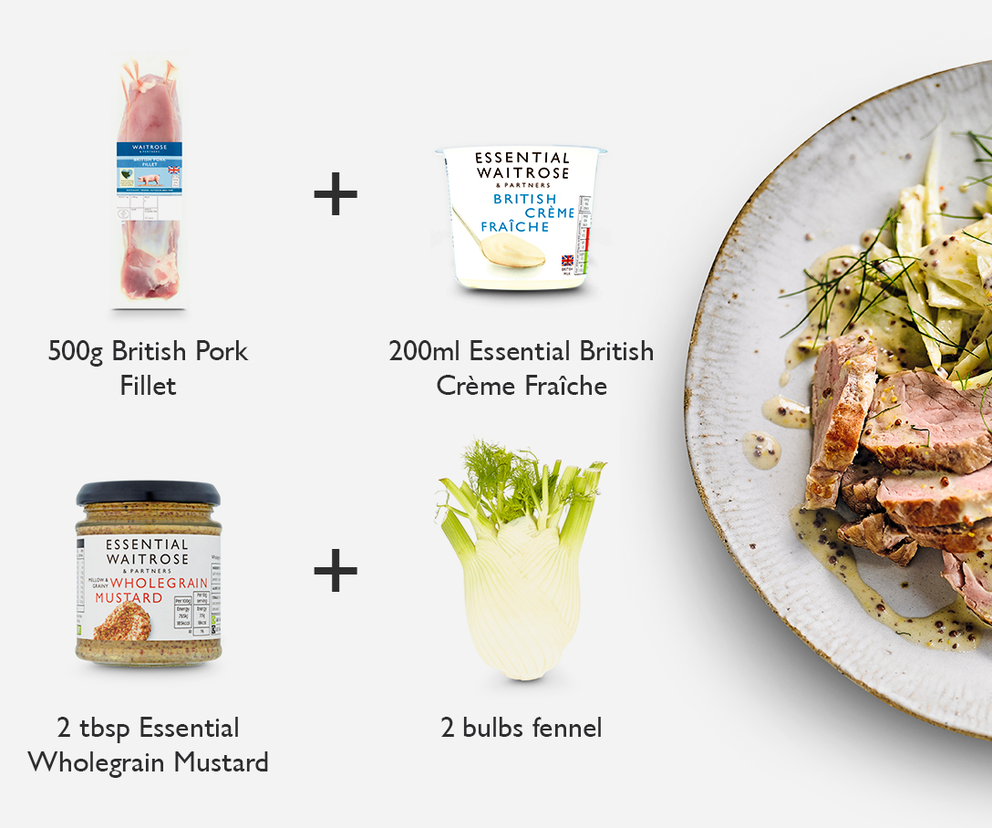 Meal Maths - Pork fillet with fennel slaw