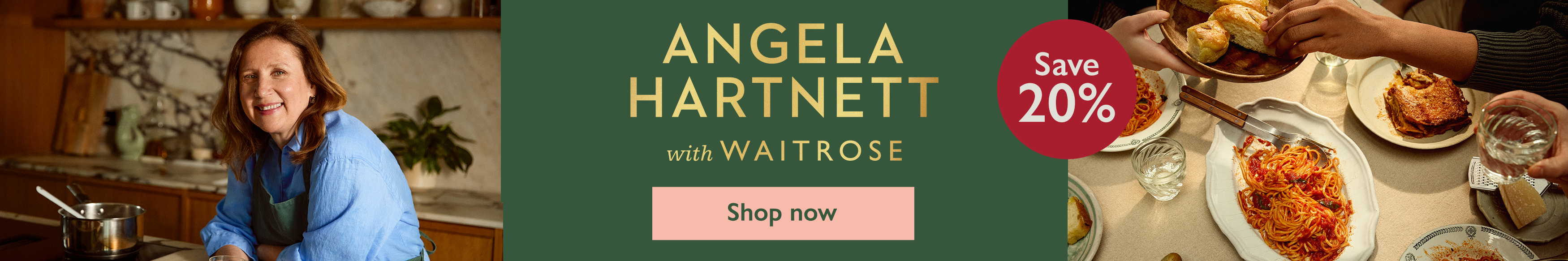 Angela Hartnett with Waitrose