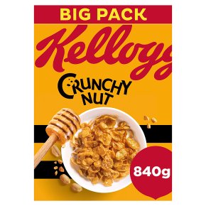 Kellogg's Crunchy Nut Breakfast Cereal Large Pack