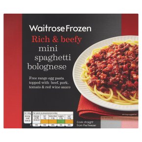Waitrose Mini Spaghetti Bolognese
