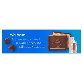 Waitrose Continental Milk Chocolate Butter Biscuits