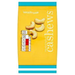 Waitrose Roasted Salted Cashews