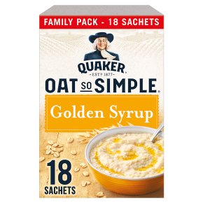 Quaker Oat So Simple Golden Syrup 18s