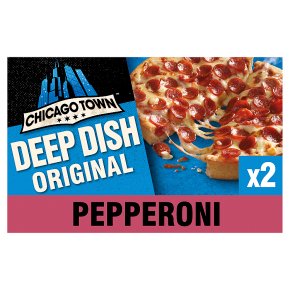 Chicago Town 2 Deep Dish Pizzas Pepperoni