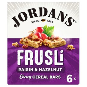 Jordans Frusli Raisins & Hazelnuts Chewy Cereal Bars 180g