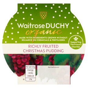 Waitrose Duchy Richly Fruited Christmas Pudding