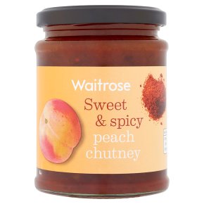 Waitrose spicy peach chutney