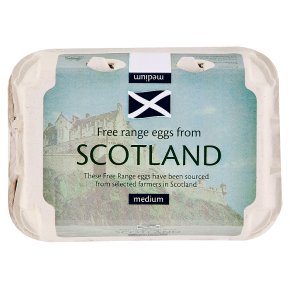Scottish free range medium eggs