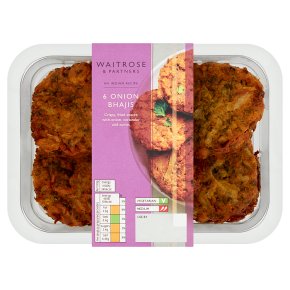 Waitrose Indian 6 Onion Bhajis