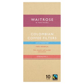 Waitrose FT Decaf Coffee Filters 10s