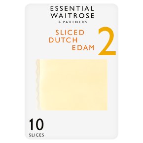 Waitrose Essential Sliced Dutch Edam Cheese S2