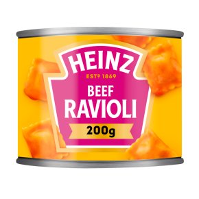 Heinz ravioli in tomato sauce