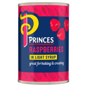 Princes Raspberries in Light Syrup