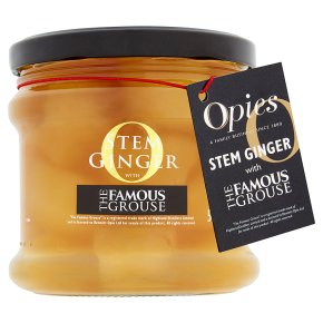 Opies Fujan Stem Ginger with Famous Grouse