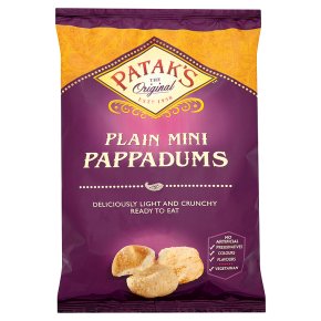 Patak's Plain Mini Pappadums