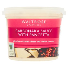 Waitrose Carbonara Sauce with Pancetta