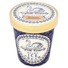 Norfolk County Belgian chocolate Dairy Ice Cream