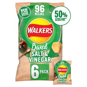 Walkers Baked Salt & Vinegar Crisps Multipack Snacks