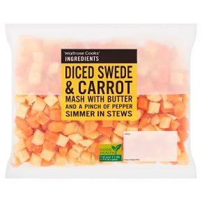 essential Waitrose diced carrot & swede