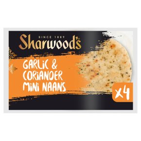 Sharwood's Mini Naan Garlic & Coriander