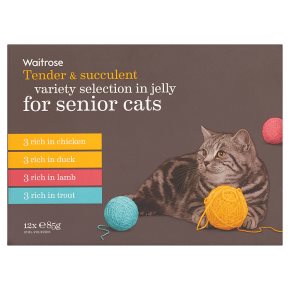 Waitrose Variety Selection in Jelly Senior Cats