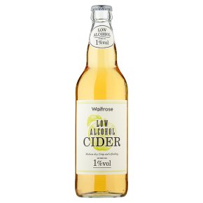 Waitrose Low Alcohol Cider 1%