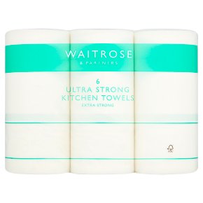 Waitrose Ultra Kitchen Towels White