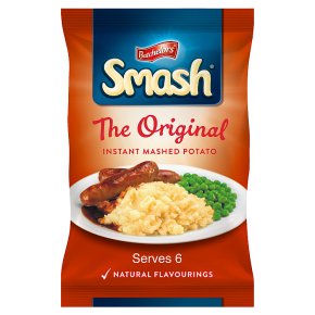 Smash instant mashed potato