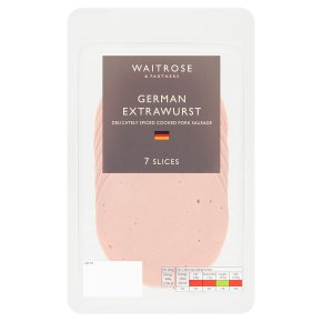 Waitrose German Extrawurst 7 Slices