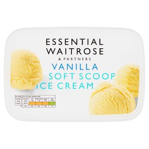 Essential Vanilla Soft Scoop Ice Cream