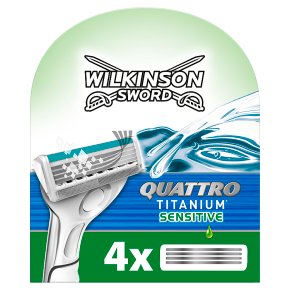 Wilkinson quattro titanium sensitive