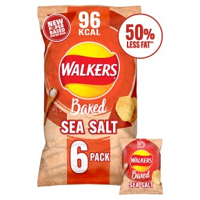 Walkers Baked Sea Salt Crisps Multipack Snacks