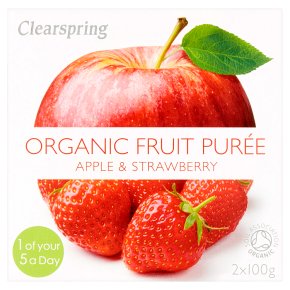Clearspring Pureé Apple & Strawberry