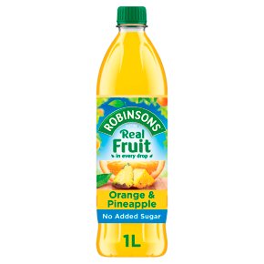 Robinsons no added sugar orange & pineapple