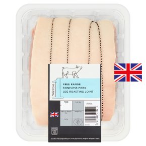 Waitrose No1 FR Boneless Pork Leg Joint