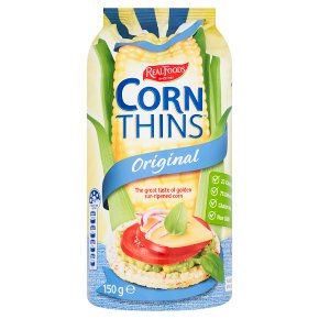 Real Foods Corn Thins Original