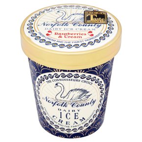 Norfolk County Raspberry & Cream Dairy Ice Cream