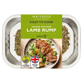 Easy to Cook Lamb Rumps with Mint & Vinegar Crust