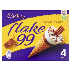 Cadbury Flake 99 4 Cones