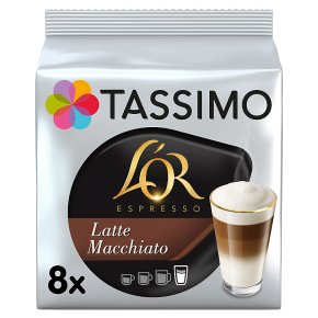 Tassimo L'Or Espresso Latte Macchiato Pods 8s