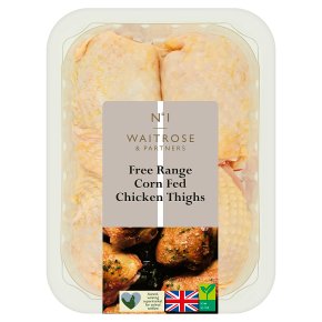 No.1 Free Range Corn Fed Chicken Thighs, Skin-on & Bone-in