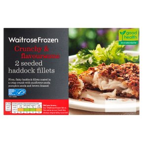 Waitrose Frozen 2 Seeded Haddock Fillets