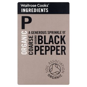 Waitrose CI Organic Coarse Ground Blk Pepper