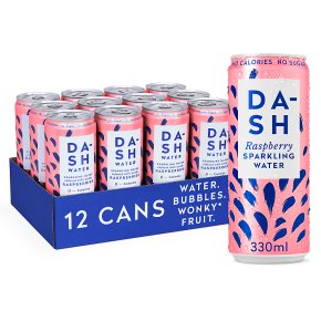 DASH Sparkling Raspberry 12x330ml