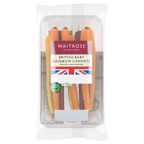 Waitrose Baby Rainbow Carrots