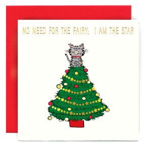 Cat On Tree I Am The Star