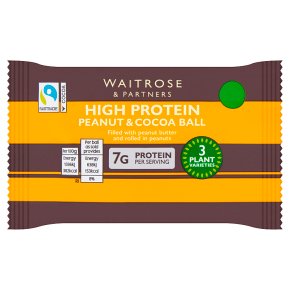 Waitrose High Protein Peanut and Cocoa Ball