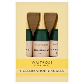 Waitrose 6 Celebration Candles