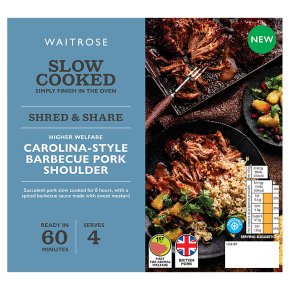Waitrose Slow Cooked Carolina-Style Barbecue Pork Shoulder